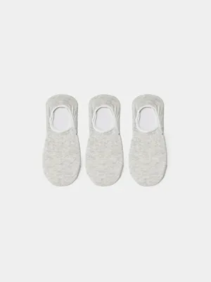 Подследники SELA, набор из 3 пар, серый, арт. 44479