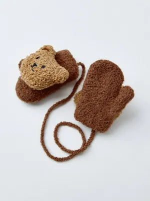 Варежки на веревочке для малышей, арт. 4449