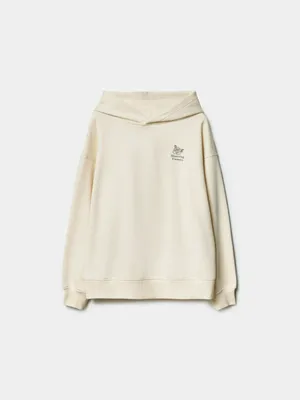 Худи SELA оверсайз с принтом, бежевый, арт. 44506