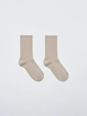 Высокие носки в рубчик, арт. 4454