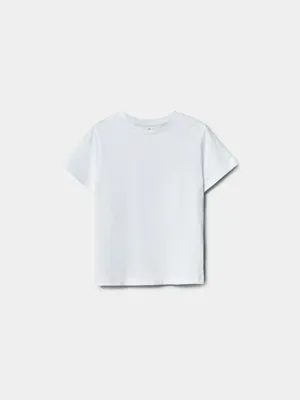 Детская базовая футболка Sela, белый, арт. 44555