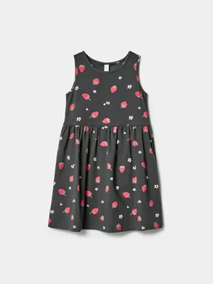 Платье SELA трикотажное с принтом, серый, арт. 44556