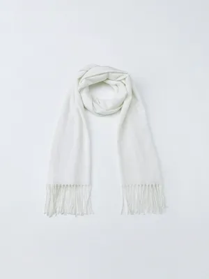 Однотонный шарф с бахромой, арт. 4462