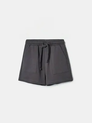 Трикотажные шорты SELA для мальчиков, серый, арт. 44689