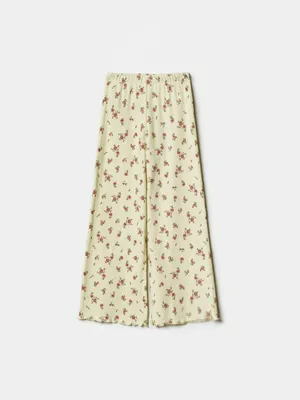 Широкие брюки Sela с цветочным принтом для девочек, разноцветный, арт. 44714