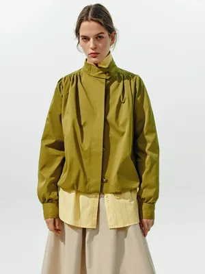 Куртка баллон SELA Young, зеленый, арт. 44908