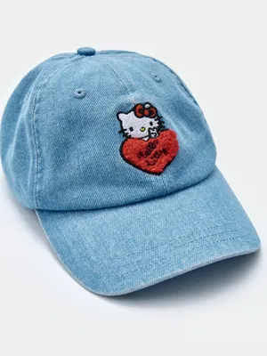 Джинсовая бейсболка Sela Hello Kitty, голубой, арт. 44921