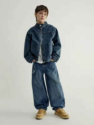 Джинсы багги SELA, синий, арт. 44922