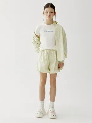 Шорты-баллон Sela для девочек, желтый, арт. 44923