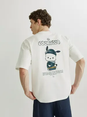 Футболка Sela с принтом Pochacco, бежевый, арт. 44931