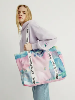 Сумка-шоппер SELA Art People, разноцветный, арт. 44933