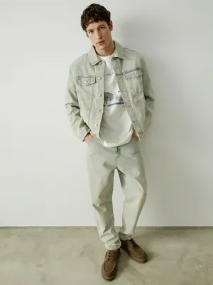 Джинсы Sela расслабленного кроя, голубой, арт. 44980