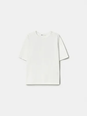 Футболка Sela Мира оверсайз, белый, арт. 45007