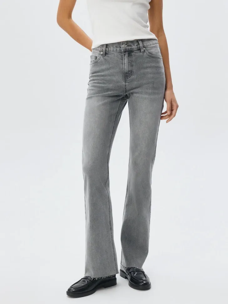 Джинсы FLARED, серый, арт. 4503