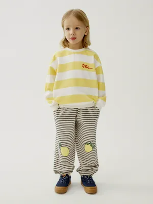 Джоггеры Sela в полоску для мальчиков, разноцветный, арт. 45043