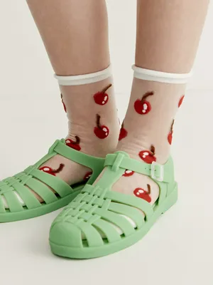 Носки SELA Art People с Авророй Ефимовой, прозрачный, арт. 45044