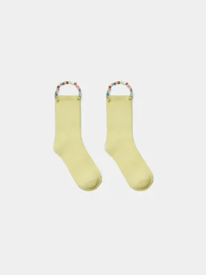 Носки Sela Art People с подвеской, желтый, арт. 45048