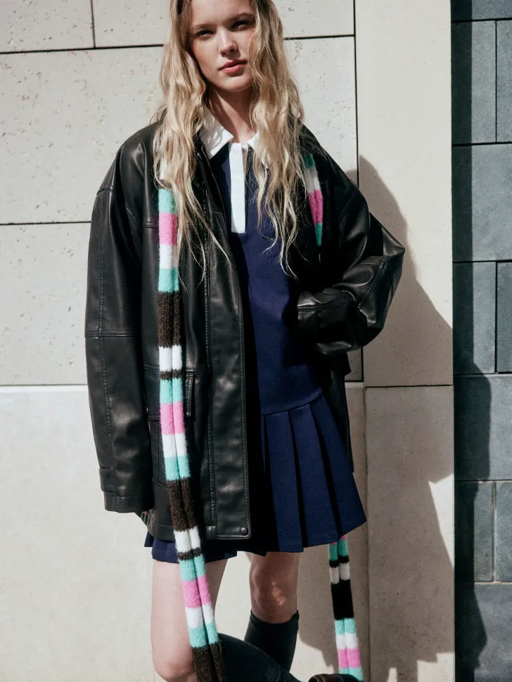 Узкий длинный шарф, арт. 4505