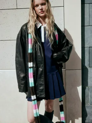 Узкий длинный шарф, арт. 4505