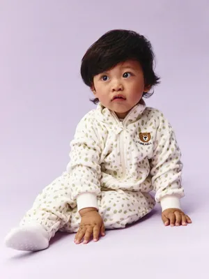 Велюровая толстовка с воротником-стойкой для малышей, арт. 4522