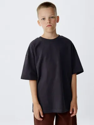 Базовая футболка детская, серый, арт. 4529