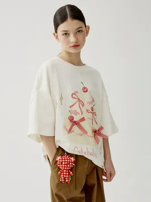 Футболка оверсайз SELA ART PEOPLE, белый, арт. 45394