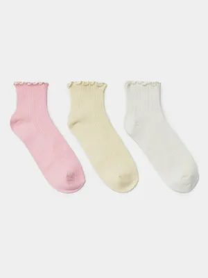 Набор носков SELA для девочек, разноцветный, арт. 45417