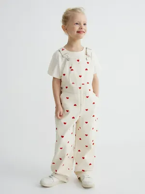 Джинсовый комбинезон SELA для девочек, разноцветный, арт. 45433