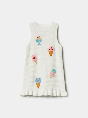 Платье для девочек SELA, белый, арт. 45461