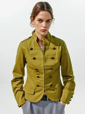 Гусарский жакет SELA Young, хаки, арт. 45463