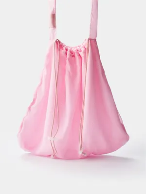 Сумка-шоппер SELA с патчем для девочек, розовый, арт. 45467