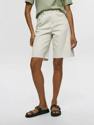 Удлиненные джинсовые шорты, арт. 4561