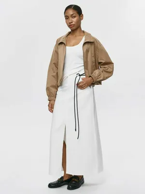 Юбка макси с разрезом спереди, арт. 4580