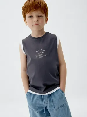 Майка с принтом для мальчиков, арт. 4597