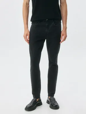 Джинсы SLIM FIT со средней посадкой, серый, арт. 4605