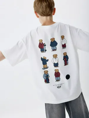 Футболка оверсайз с принтом детская, арт. 4609