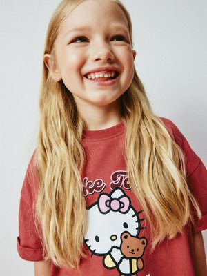Футболка с принтом Hello Kitty для девочек