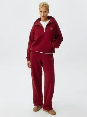 Брюки из футера с вышивкой, арт. 4626