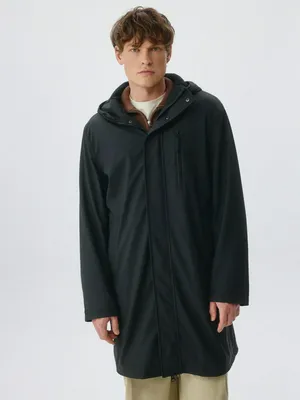 Плащ с защитой от влаги, черный, арт. 4633