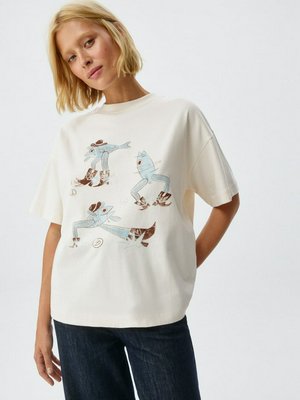 Футболка оверсайз с принтом, арт. 4686