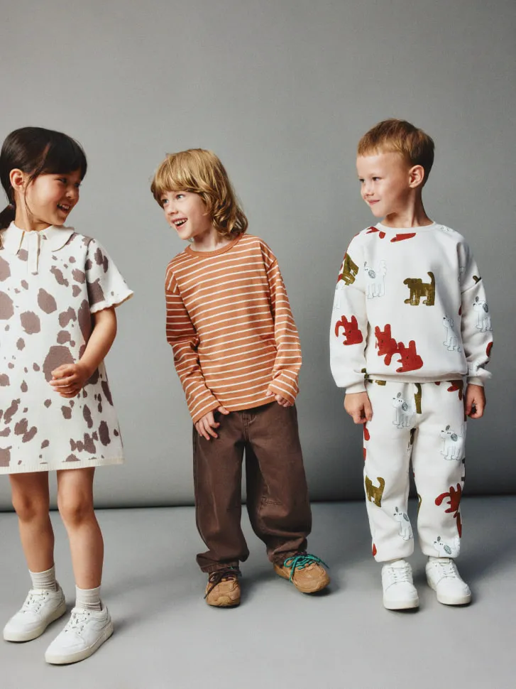 Базовый лонгслив в полоску детский, оранжевый, арт. 4694