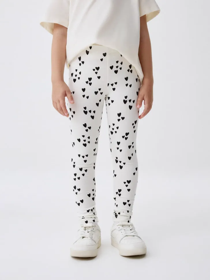 Леггинсы с принтом для девочек, разноцветный, арт. 4779