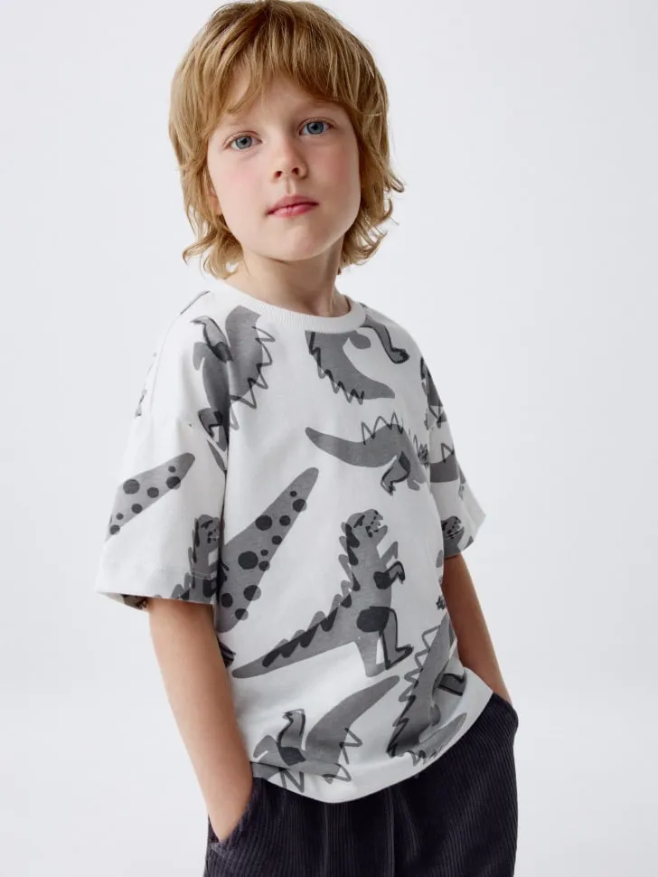 Футболка с принтом для мальчиков, разноцветный, арт. 4781