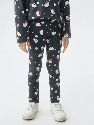 Леггинсы с принтом Hello Kitty для девочек, арт. 4807