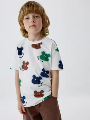 Футболка с принтом для мальчиков, разноцветный, арт. 4823