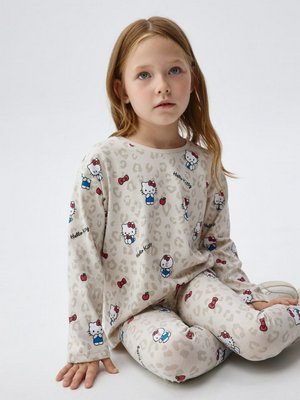 Лонгслив с принтом Hello Kitty для девочек