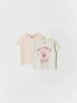 Набор из 2 футболок для малышей, арт. 4863