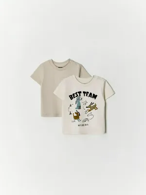 Набор из 2 футболок для малышей, арт. 4865