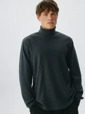 Базовая водолазка, серый, арт. 4872