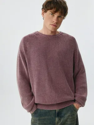 Джемпер Relaxed fit, бордовый, арт. 4888